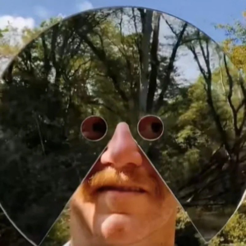 Photography Jokes - Full Face Round Mirror Mask Visual