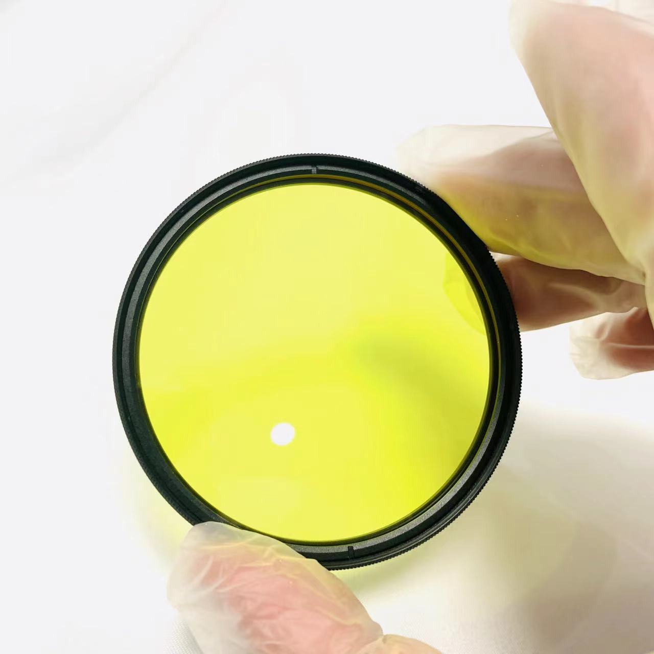 Photography Yellow Filter - Multiple Sizes 77mm With Frame Lens