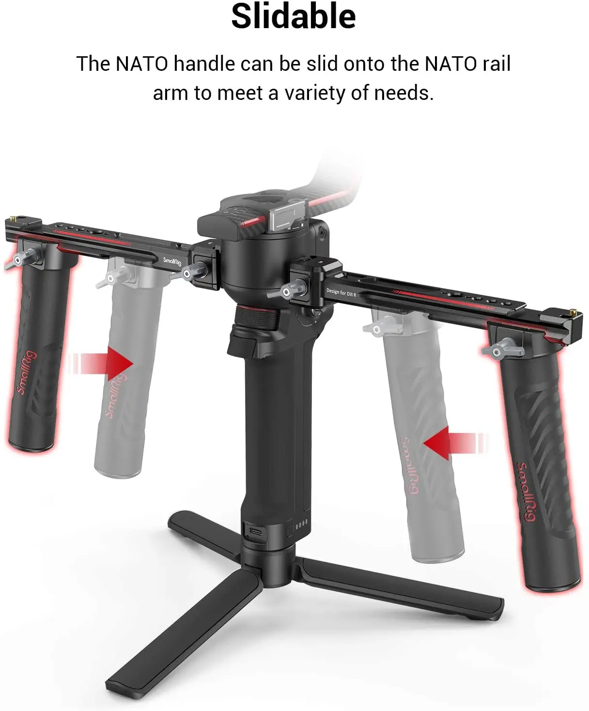SmallRig 3027 Adjustable Dual  - Handheld Stabilizer Gimbal review and price