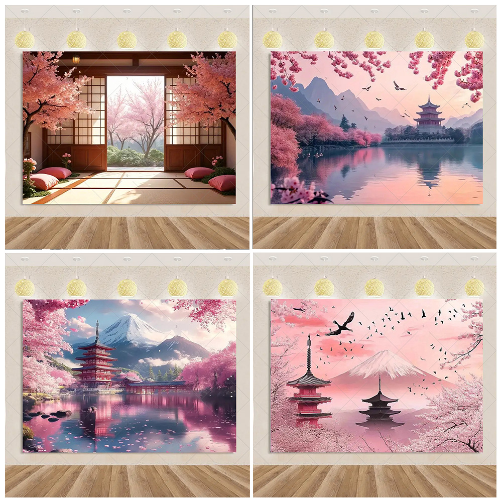 Pink Sakura Background Japanes - Photography Composition review and price