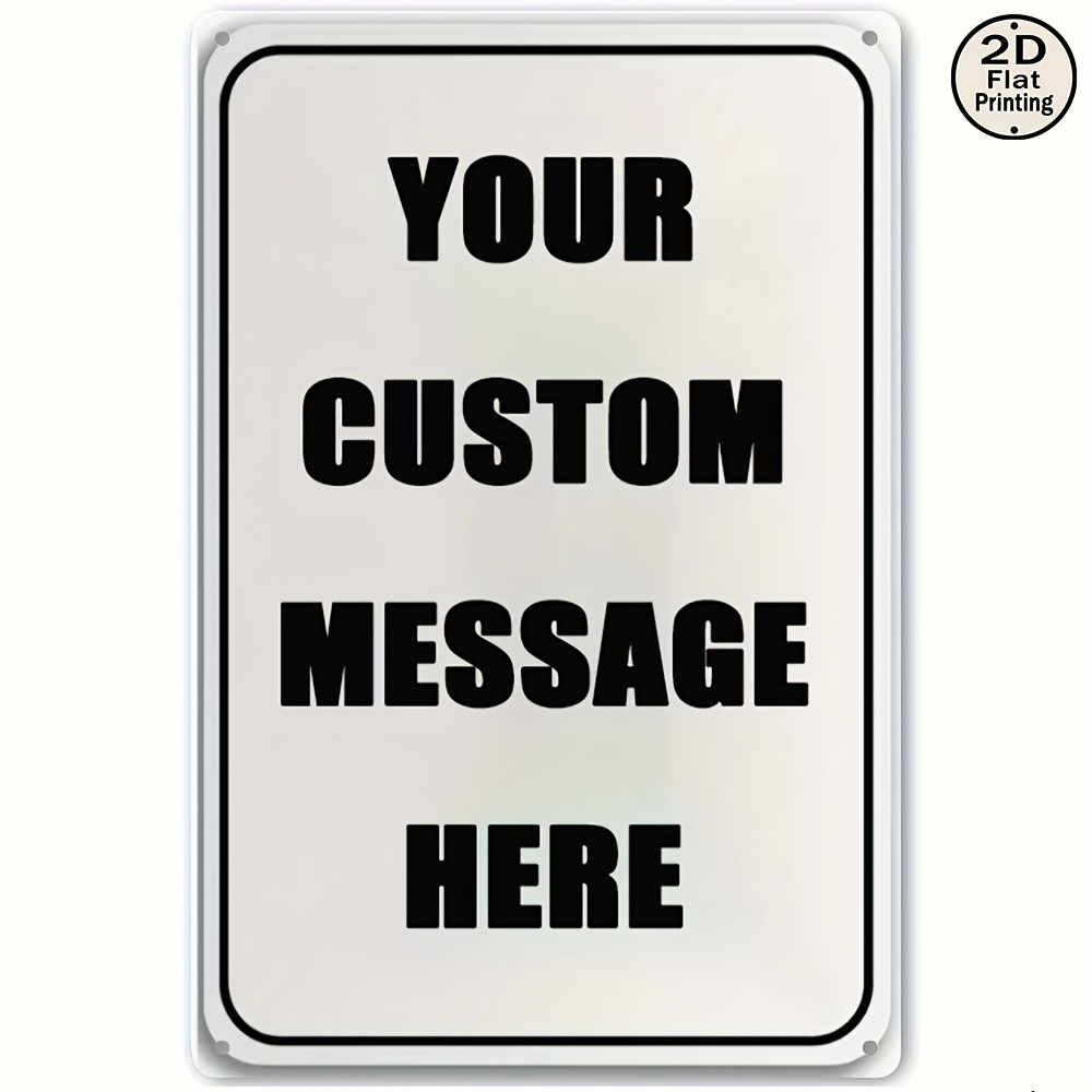 Custom Metal Tin Sign Personal - Photography Logo review and price