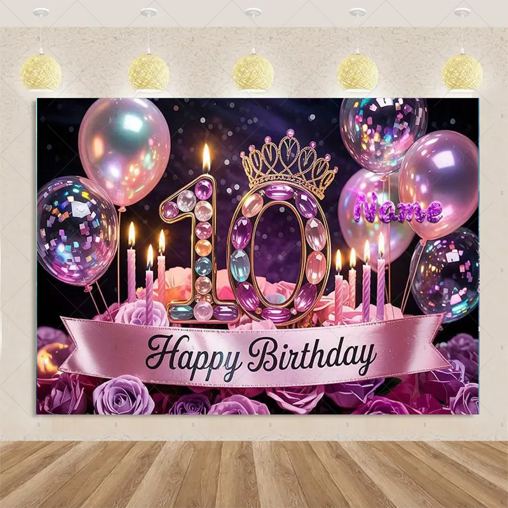 10th Happy Birthday Party Deco - Photography Composition review and price