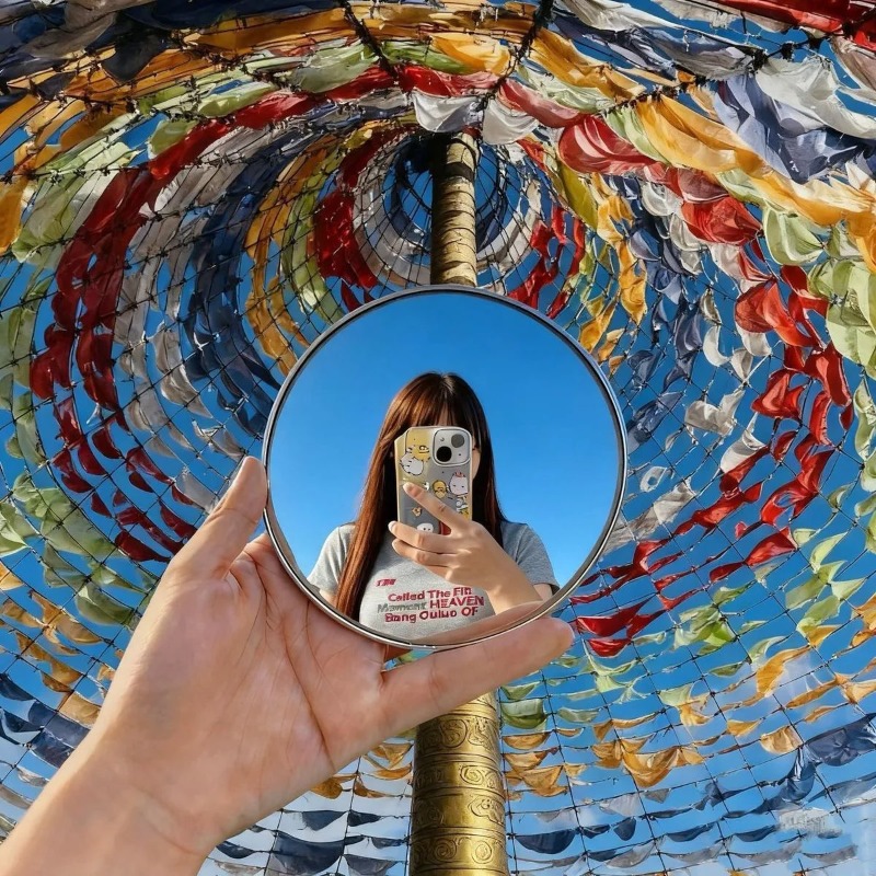 Portable Round Convex Mirror H - Photography Outdoor review and price